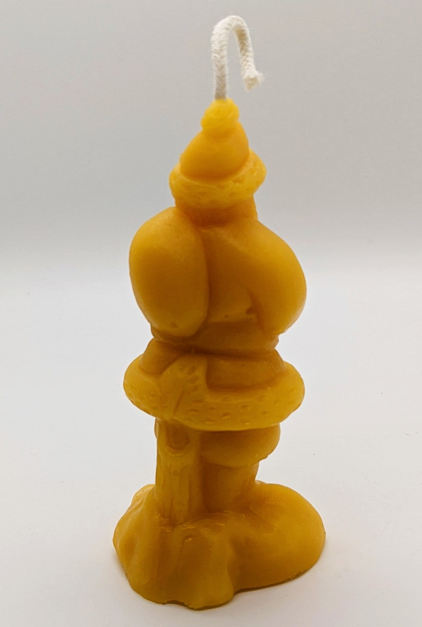 Santa Beeswax Candle