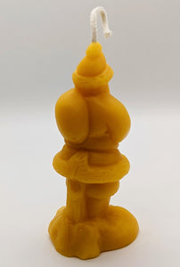 Santa Beeswax Candle