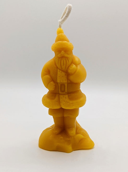 Santa Beeswax Candle