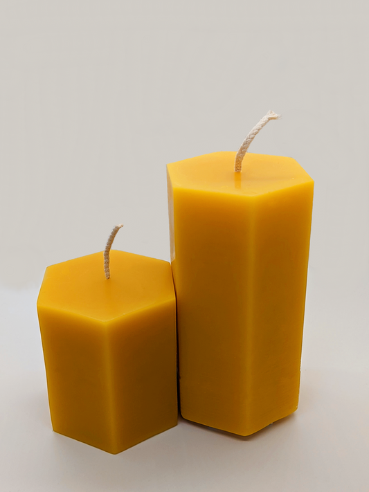 Hexagon Pillar Candles