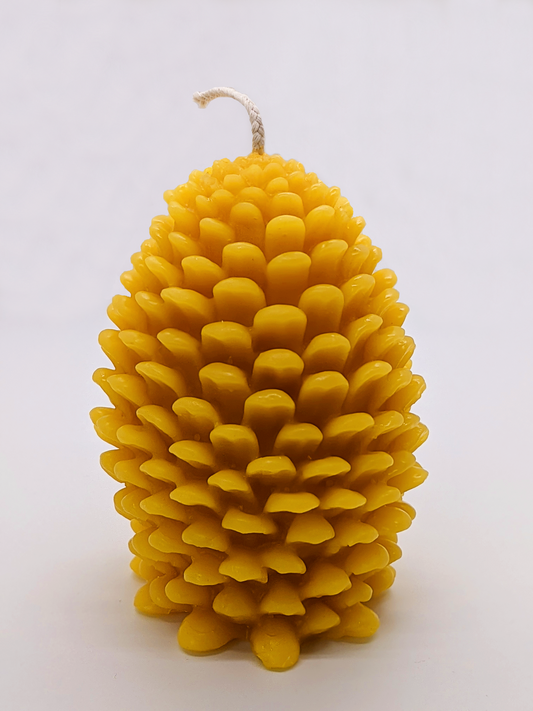 Large Pinecone Candle